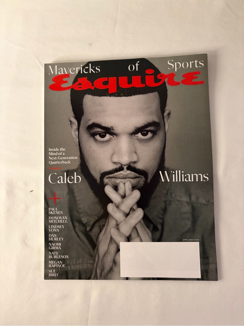 Esquire Caleb Williams “Inside Mind of Next Quarterback” Issue April/May Magazin